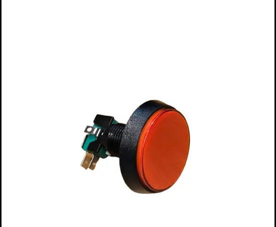 کلید گردقرمز با LED12V کد 1249