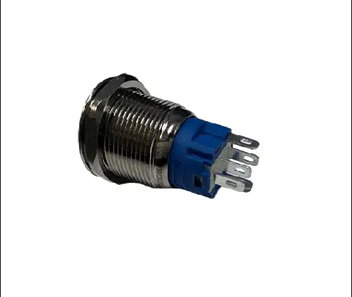 کلید قفل شو قرمز GQ22-11EL/S 22 MM-PUSHBUTTON-4266